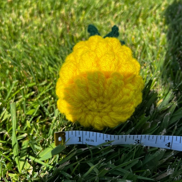 Hand Small Pineapple Desk Decor Plushie! - Picture 6 of 10